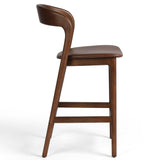 Amare Leather Counter Stool, Sonoma Coco-High Fashion Home