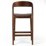 Amare Leather Counter Stool, Sonoma Coco-High Fashion Home