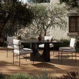 Amato Outdoor Dining Table, Antique Rust by Four Hands-Furniture - Dining-High Fashion Home