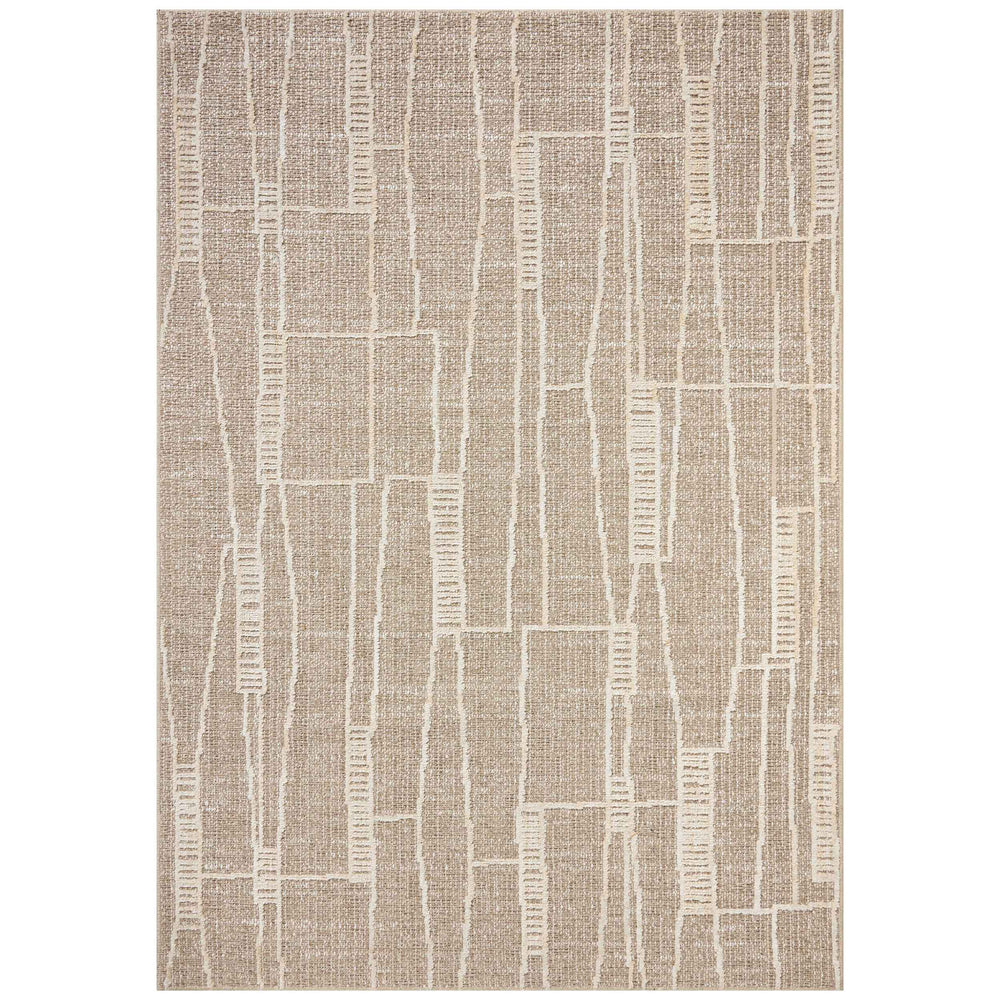 Amber Lewis × Loloi Rug Bexley BEX-05, Mushroom/Natural-Rugs1-High Fashion Home