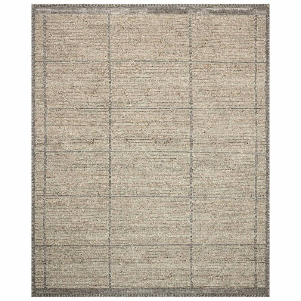 Amber Lewis × Loloi Rug Bowie BOE-01, Fog/Grey-Rugs1-High Fashion Home