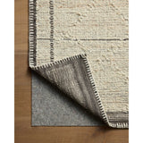 Amber Lewis × Loloi Rug Bowie BOE-01, Ivory/Mocha-Rugs1-High Fashion Home