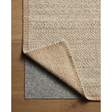 Amber Lewis × Loloi Rug Bowie BOE-02, Ivory/Taupe-Rugs1-High Fashion Home