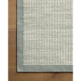 Amber Lewis × Loloi Rug Lilah LIH-01, Ivory/Sky-Rugs1-High Fashion Home