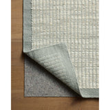 Amber Lewis × Loloi Rug Lilah LIH-01, Ivory/Sky-Rugs1-High Fashion Home