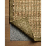 Amber Lewis × Loloi Rug Lilah LIH-01, Natural/Olive-Rugs1-High Fashion Home