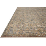 Amber Lewis x Loloi Rug Molly MOL-02, Denim/Gold-Rugs-High Fashion Home