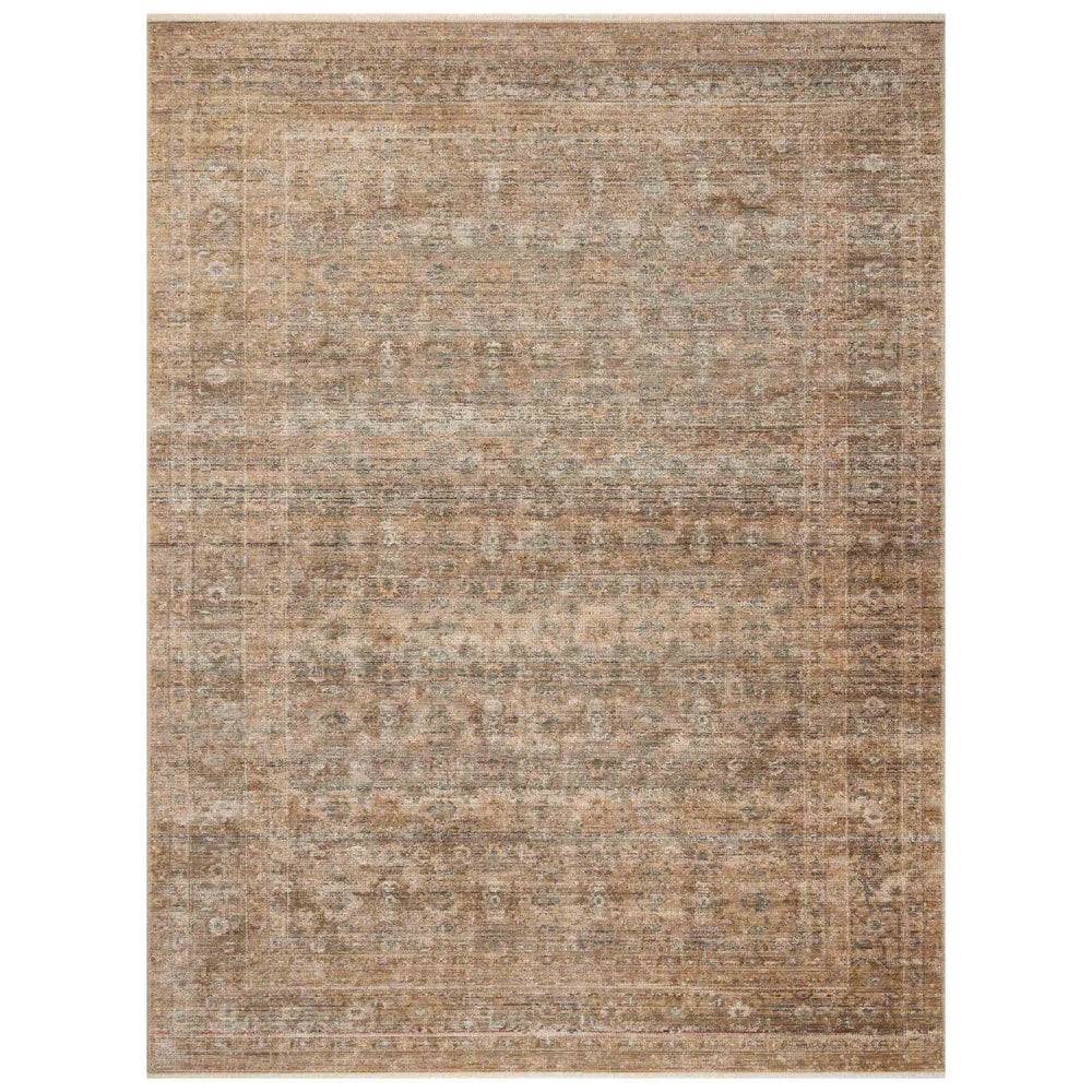 Amber Lewis x Loloi Rug Molly MOL-06, Gold/Blue-Rugs-High Fashion Home
