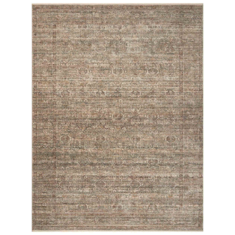 Amber Lewis x Loloi Rug Molly MOL-07, Tobacco/Sage-Rugs-High Fashion Home
