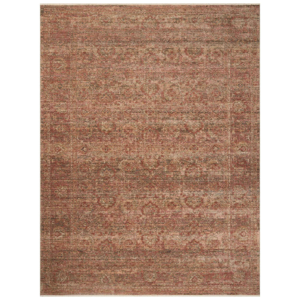 Amber Lewis x Loloi Rug Molly MOL-09, Brick/Bark-Rugs-High Fashion Home