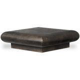 Ambra 48" Outdoor Coffee Table, Distressed Bronze by Four Hands-Furniture - Accent Tables-High Fashion Home