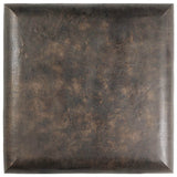 Ambra 48" Outdoor Coffee Table, Distressed Bronze by Four Hands-Furniture - Accent Tables-High Fashion Home