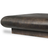 Ambra 48" Outdoor Coffee Table, Distressed Bronze by Four Hands-Furniture - Accent Tables-High Fashion Home