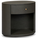 Amelia 1 Drawer Oval Nightstand by Four Hands