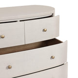 Amelia Chest, Ivory Painted Linen by Four Hands-Furniture - Storage-High Fashion Home