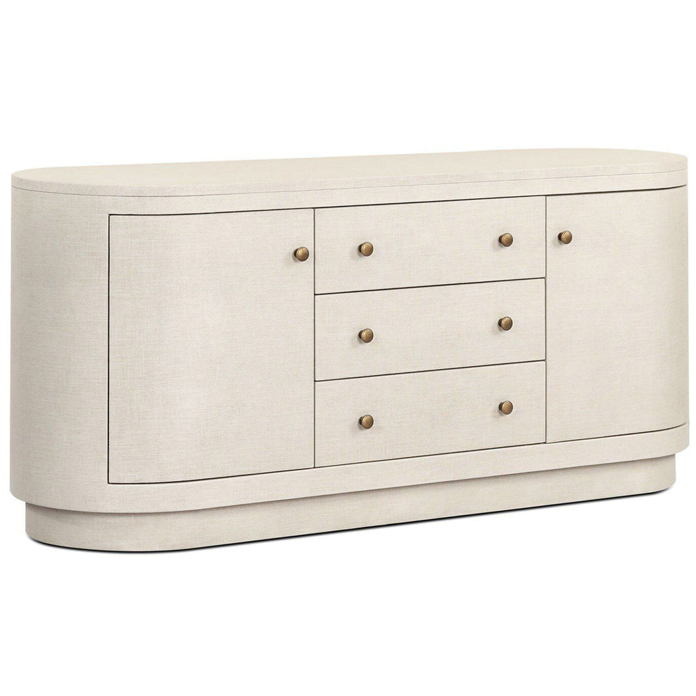Amelia Media Console, Ivory by Four Hands-Furniture - Storage-High Fashion Home