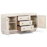 Amelia Media Console, Ivory by Four Hands-Furniture - Storage-High Fashion Home