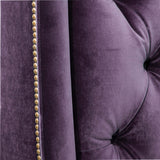 Amelia Tall Bed, Vance Amethyst
