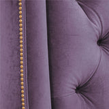 Amelia Tall Bed, Vance Amethyst
