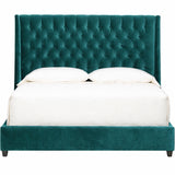 Amelia Tall Bed, Vance Teal