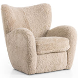 Amelie Chair, Beige Shearling by Four Hands