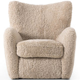 Amelie Chair, Beige Shearling by Four Hands