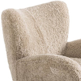 Amelie Chair, Beige Shearling by Four Hands