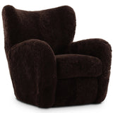 Amelie Chair, Cocoa Shearling by Four Hands