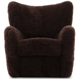 Amelie Chair, Cocoa Shearling by Four Hands