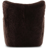Amelie Chair, Cocoa Shearling by Four Hands