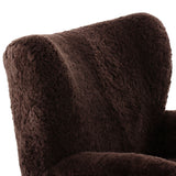 Amelie Chair, Cocoa Shearling by Four Hands