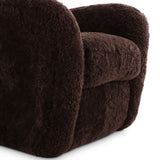 Amelie Chair, Cocoa Shearling by Four Hands