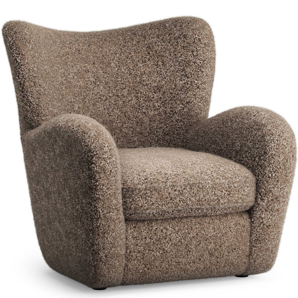 Amelie Chair, Taupe Shearling by Four Hands