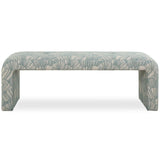 Amie Bench, Blue-Furniture - Benches-High Fashion Home