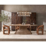 Amra Oval Dining Table, Sandstone Greige