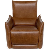 Amsterdam Leather Power Recliner, Kona Brown-Furniture - Chairs-High Fashion Home