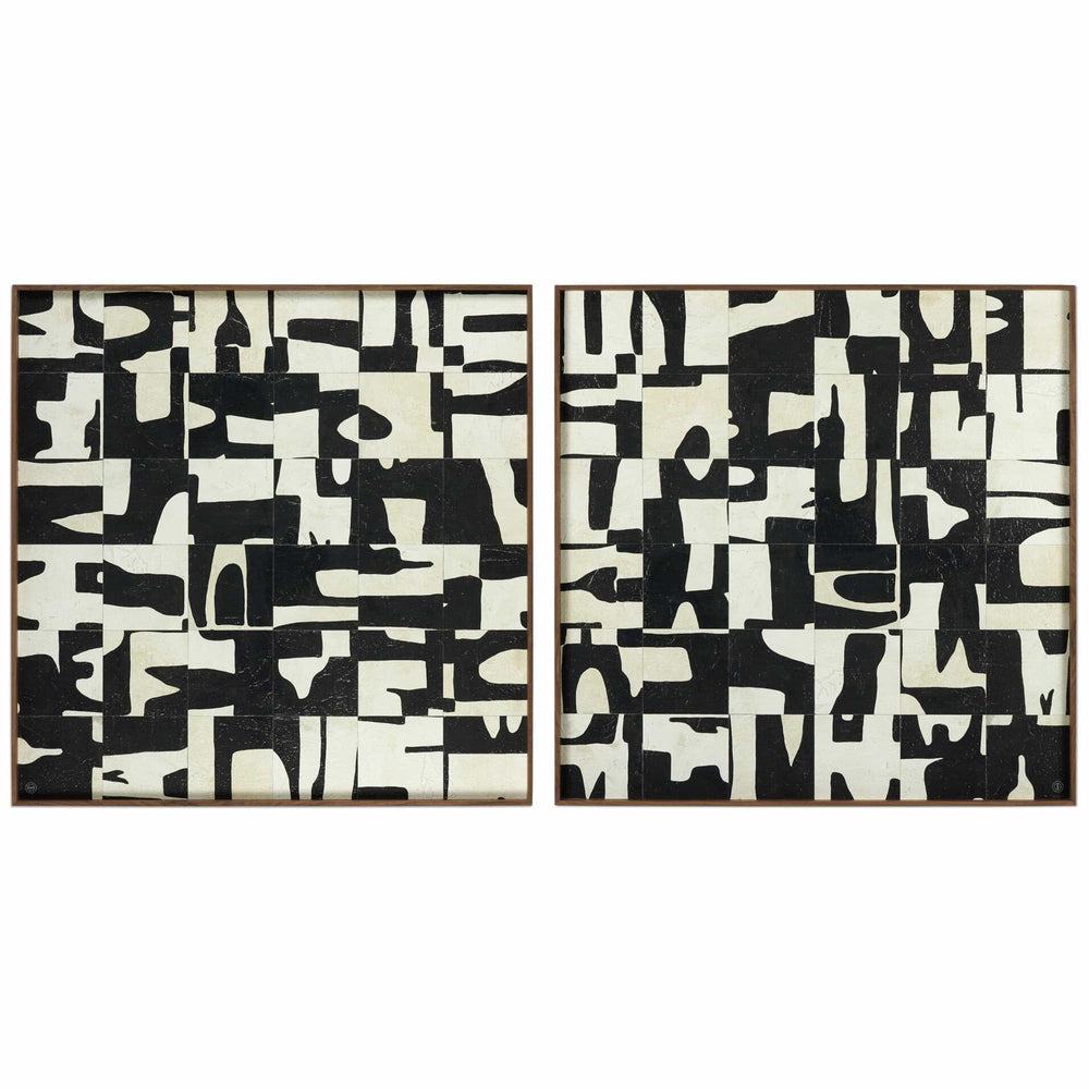 Ancestral I Diptych by Douglas Galloway by Four Hands-Accessories Artwork-High Fashion Home