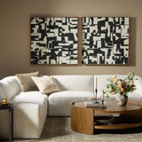 Ancestral I Diptych by Douglas Galloway by Four Hands-Accessories Artwork-High Fashion Home