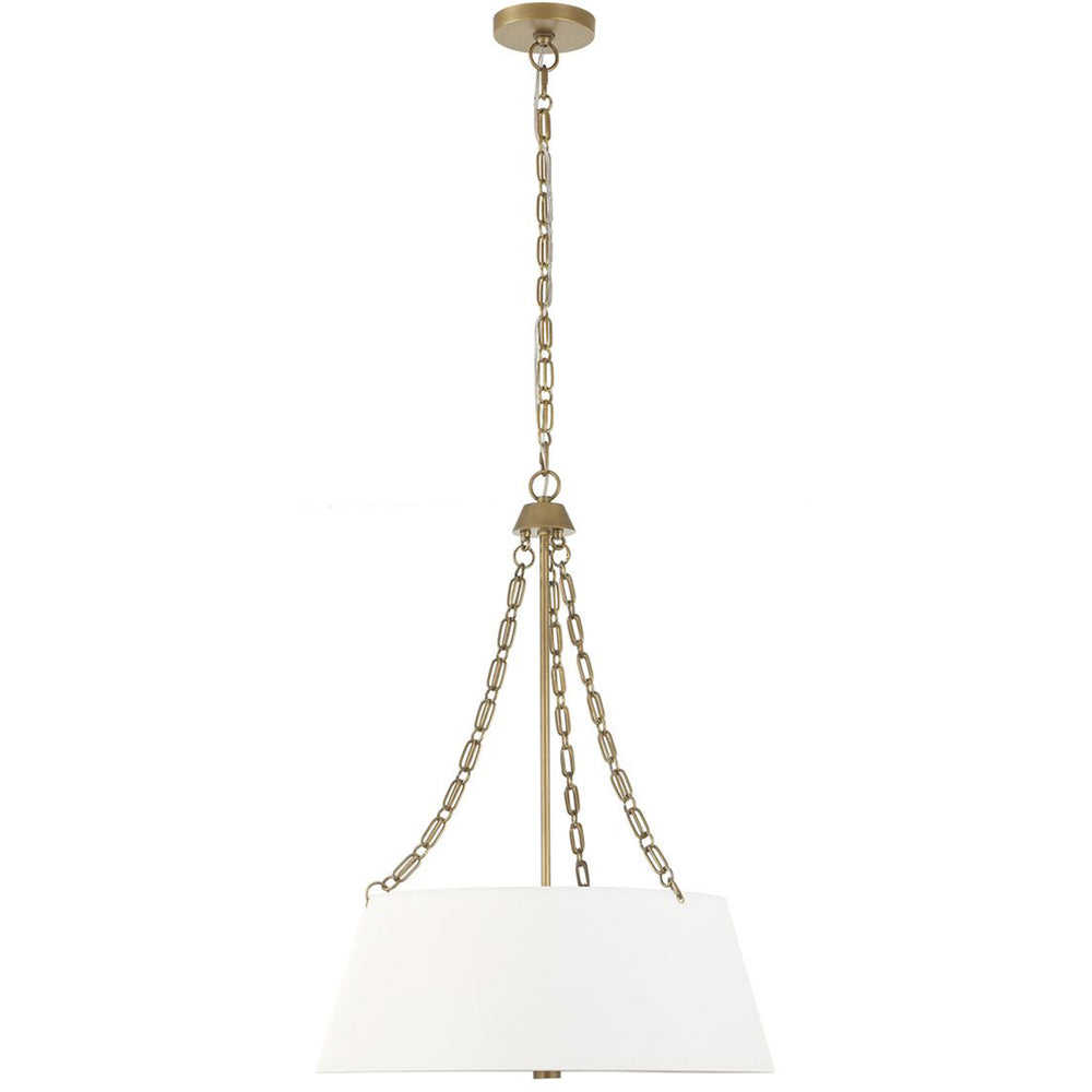 Andalucia 4 Light Pendant, White-Lighting-High Fashion Home