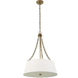 Andalucia 4 Light Pendant, White-Lighting-High Fashion Home
