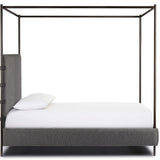 Anderson Canopy Bed, Knoll Charcoal