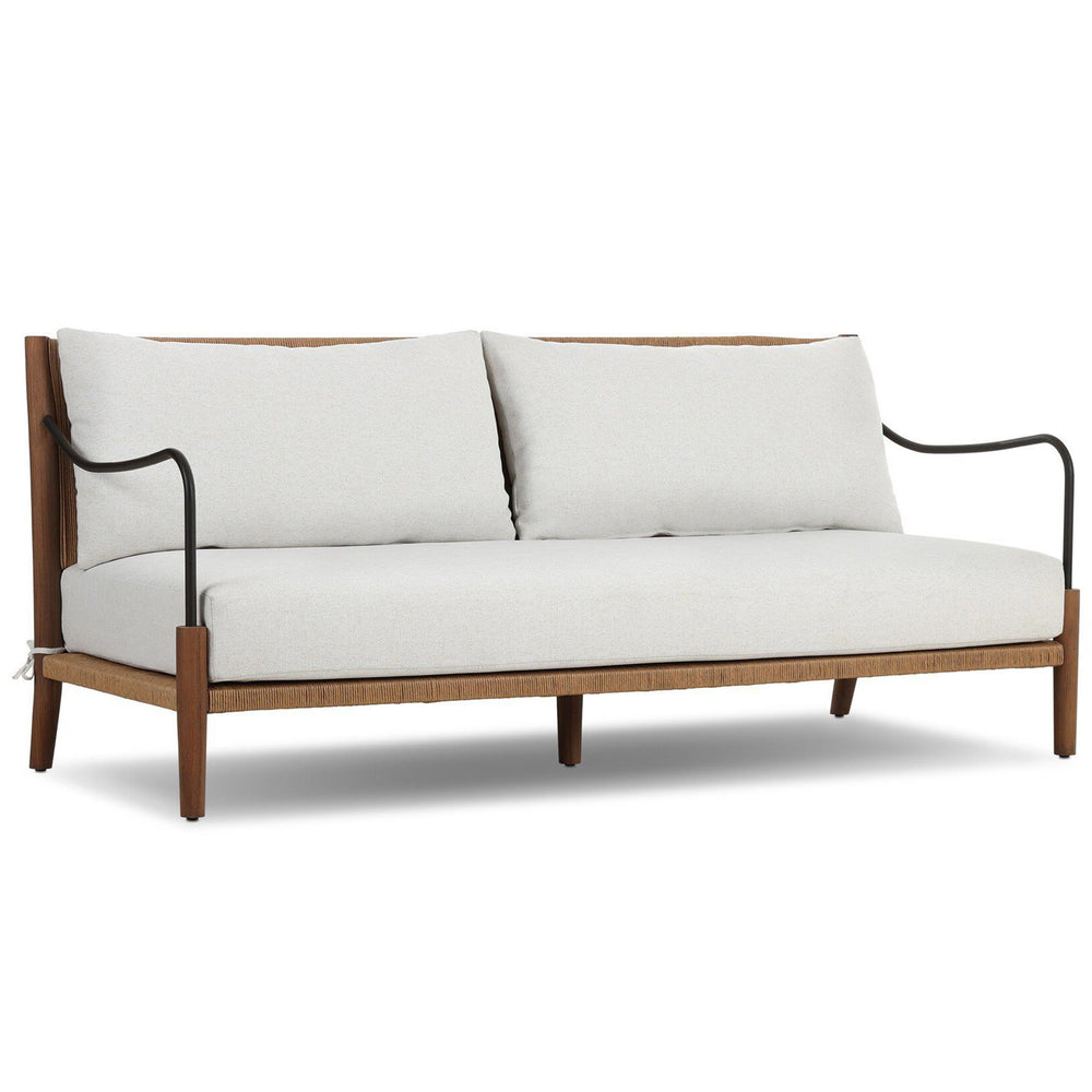 Andover 76" Outdoor Sofa, Alessi Linen by Amber Lewis x Four Hands-Furniture - Sofas-High Fashion Home