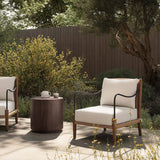 Andover Outdoor Chair, Alessi Linen by Amber Lewis x Four Hands-Furniture - Outdoor-High Fashion Home