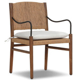 Andover Outdoor Dining Chair, Alessi Linen by Amber Lewis x Four Hands-Furniture - Outdoor-High Fashion Home