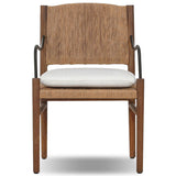 Andover Outdoor Dining Chair, Alessi Linen by Amber Lewis x Four Hands-Furniture - Outdoor-High Fashion Home