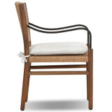 Andover Outdoor Dining Chair, Alessi Linen by Amber Lewis x Four Hands-Furniture - Outdoor-High Fashion Home