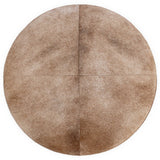 Andre Round Ottoman, Canyon Dust-Furniture - Chairs-High Fashion Home