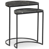 Ane Nesting Table, Black by Four hands
