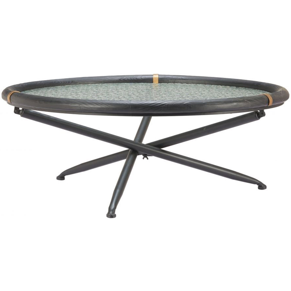 Aneis Coffee Table, Black-Furniture - Accent Tables-High Fashion Home