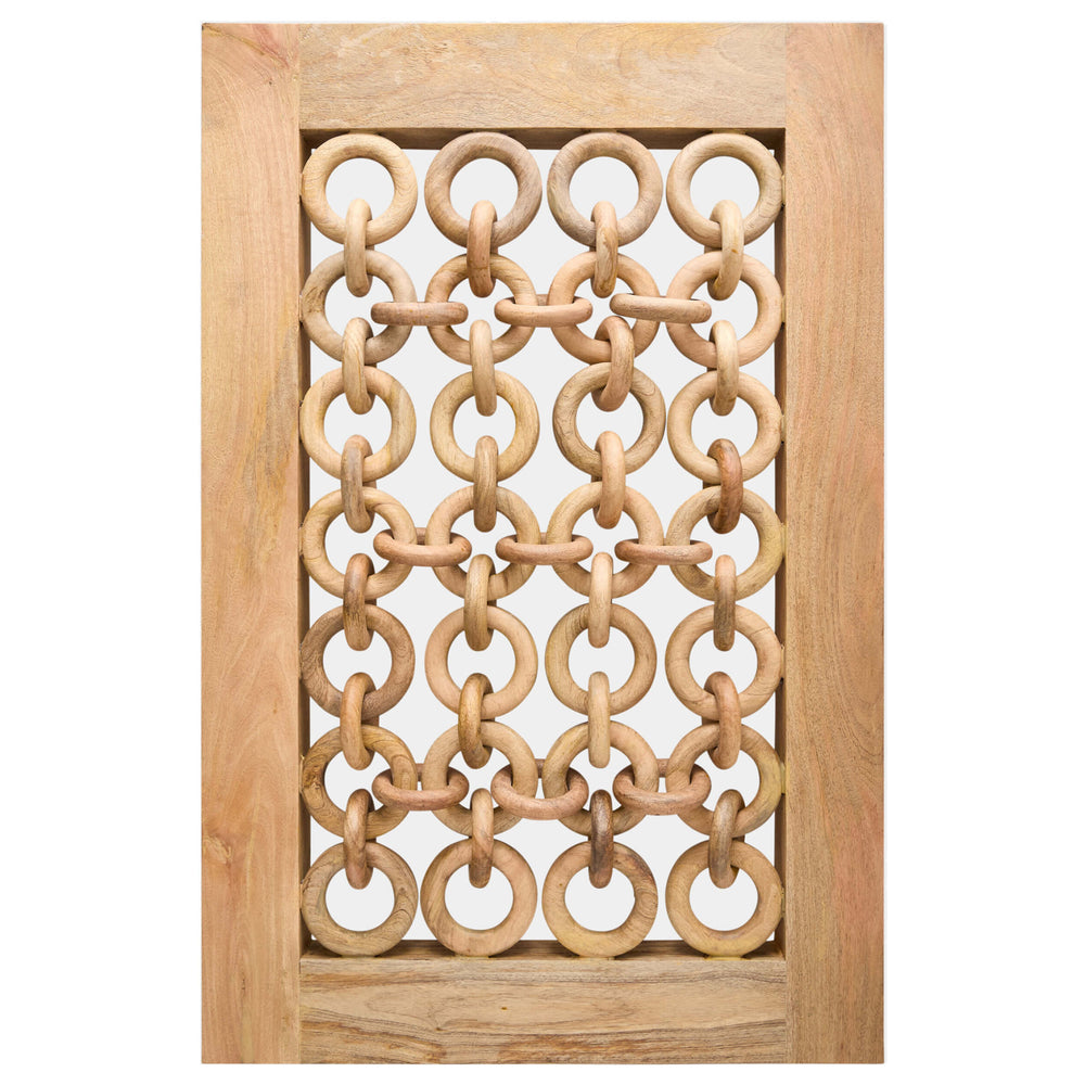 Anelli Wood Wall Art, Natural